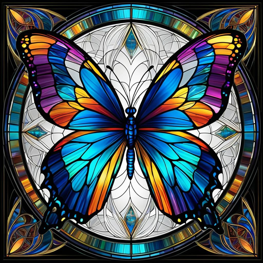 Stained Glass Butterfly