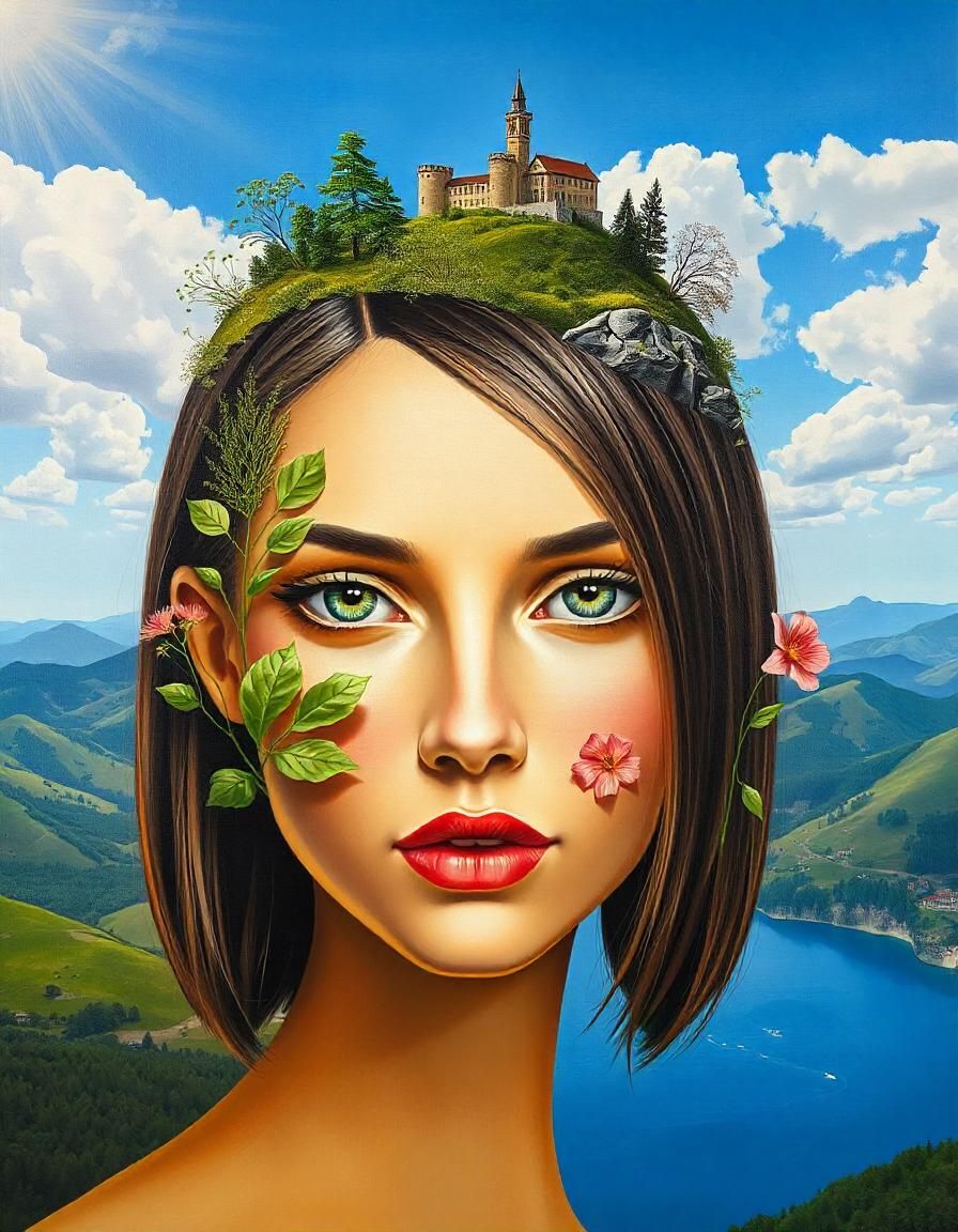 Abstract portrait ...