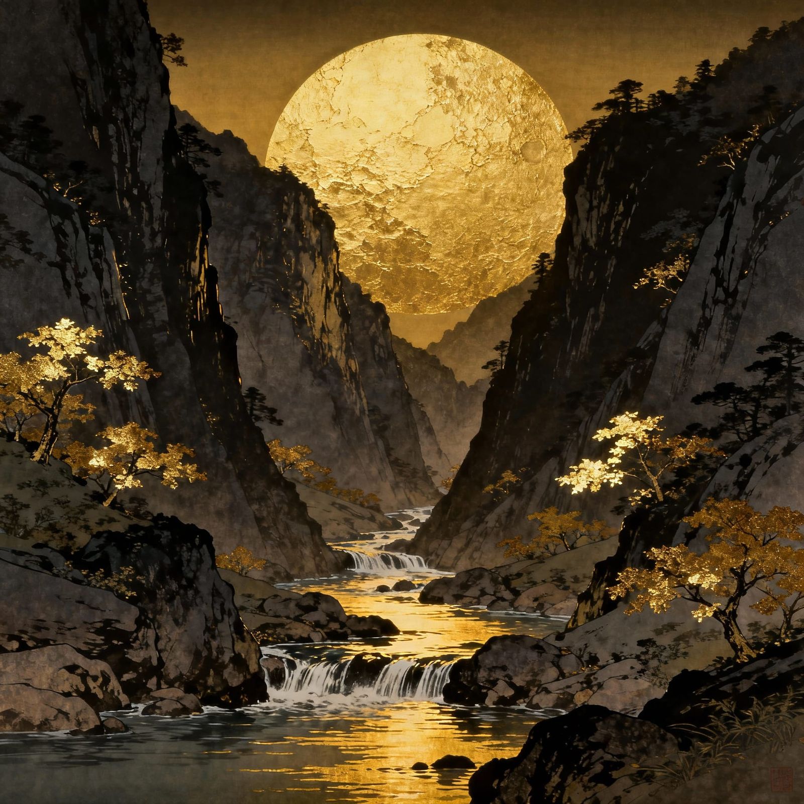 Golden landscape   by @Neverland