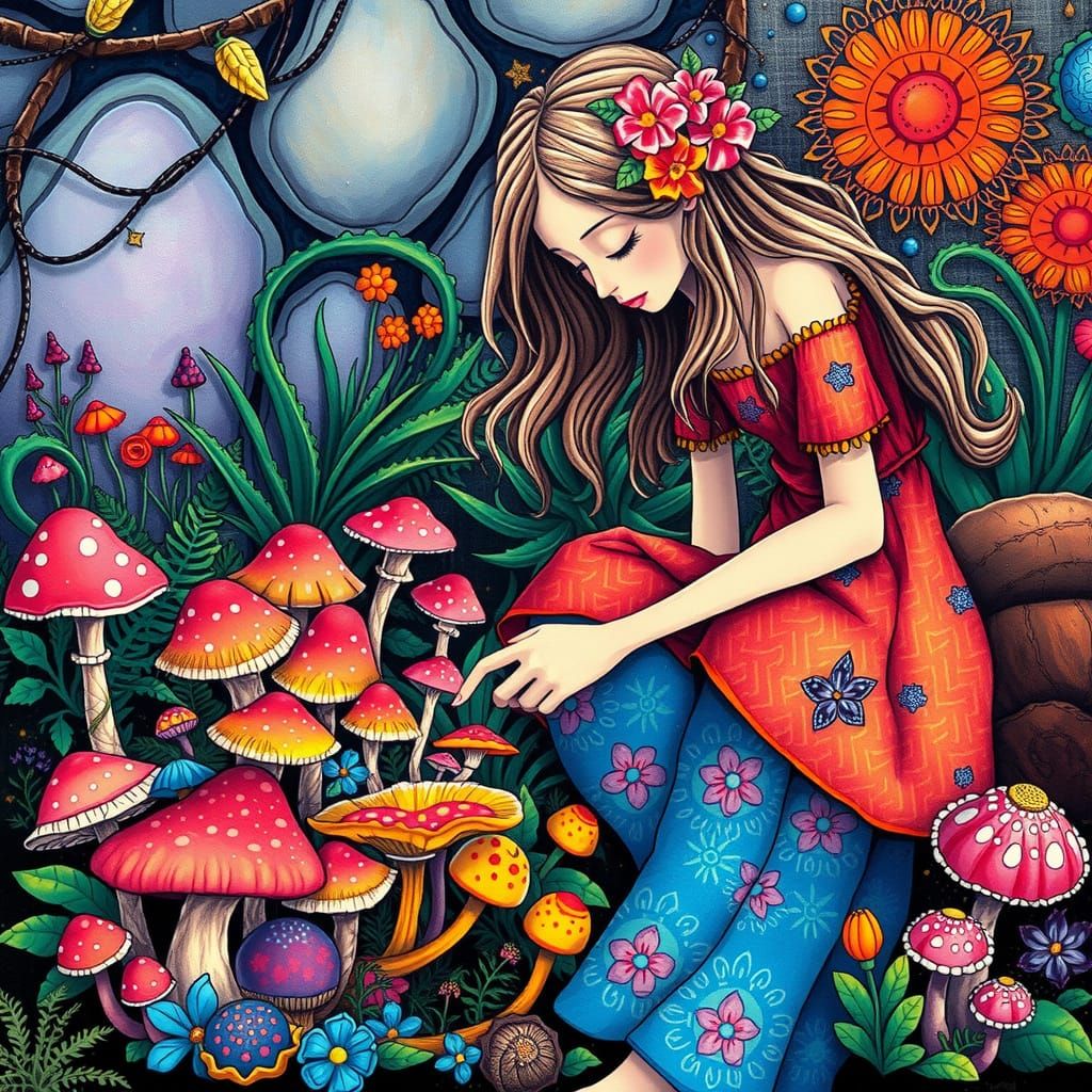 Mushroom Garden  by @Slim Horton
