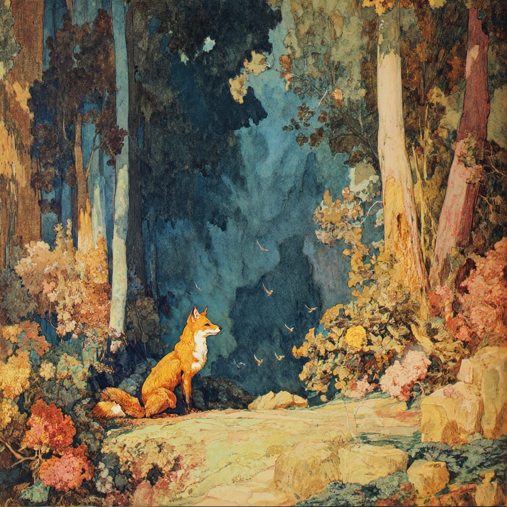 Echoes of Maxfield Parrish