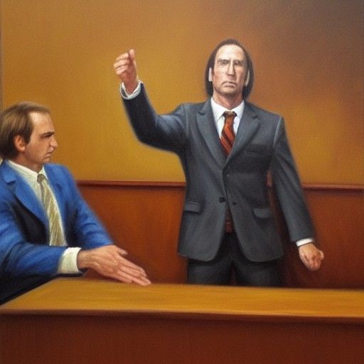 Saul Goodman defends a young senator armstrong  in court