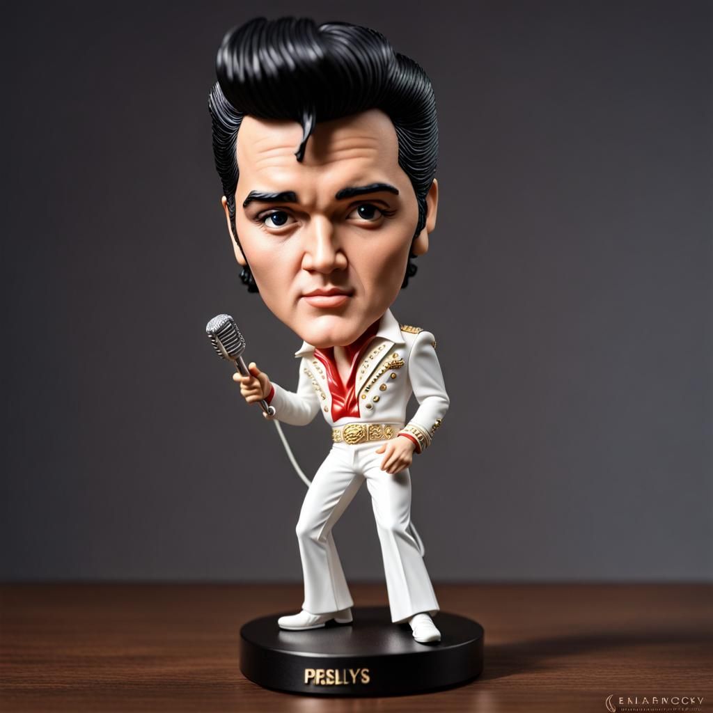 Sexy Elvis Bobblehead - AI Generated Artwork - NightCafe Creator