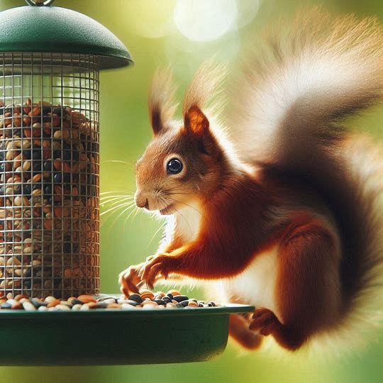 mischievious squirrel