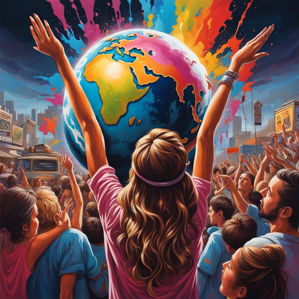 We can all make the world a better place  by @undefined