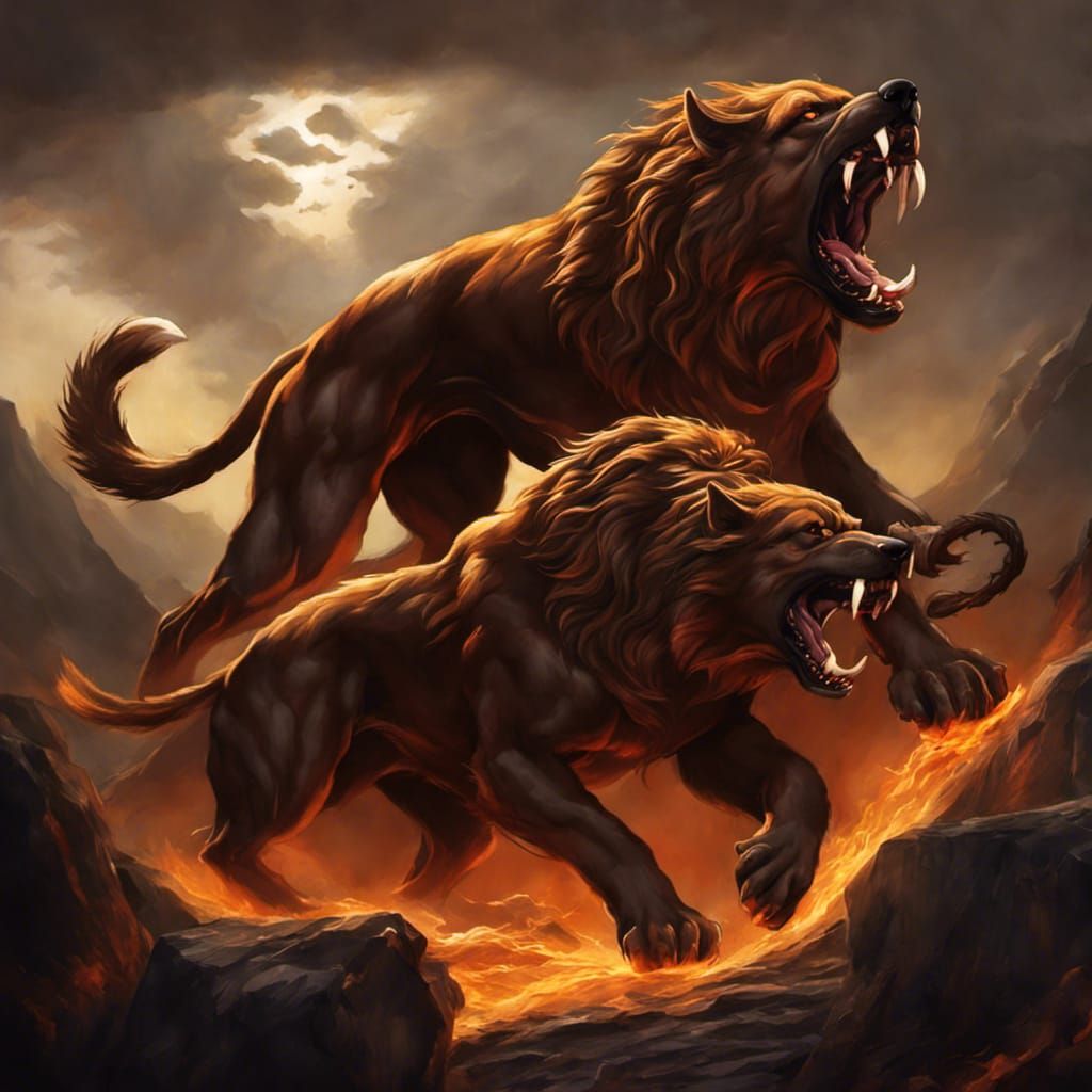 Fail #3: Greek Myth Cerberus - AI Generated Artwork - NightCafe Creator