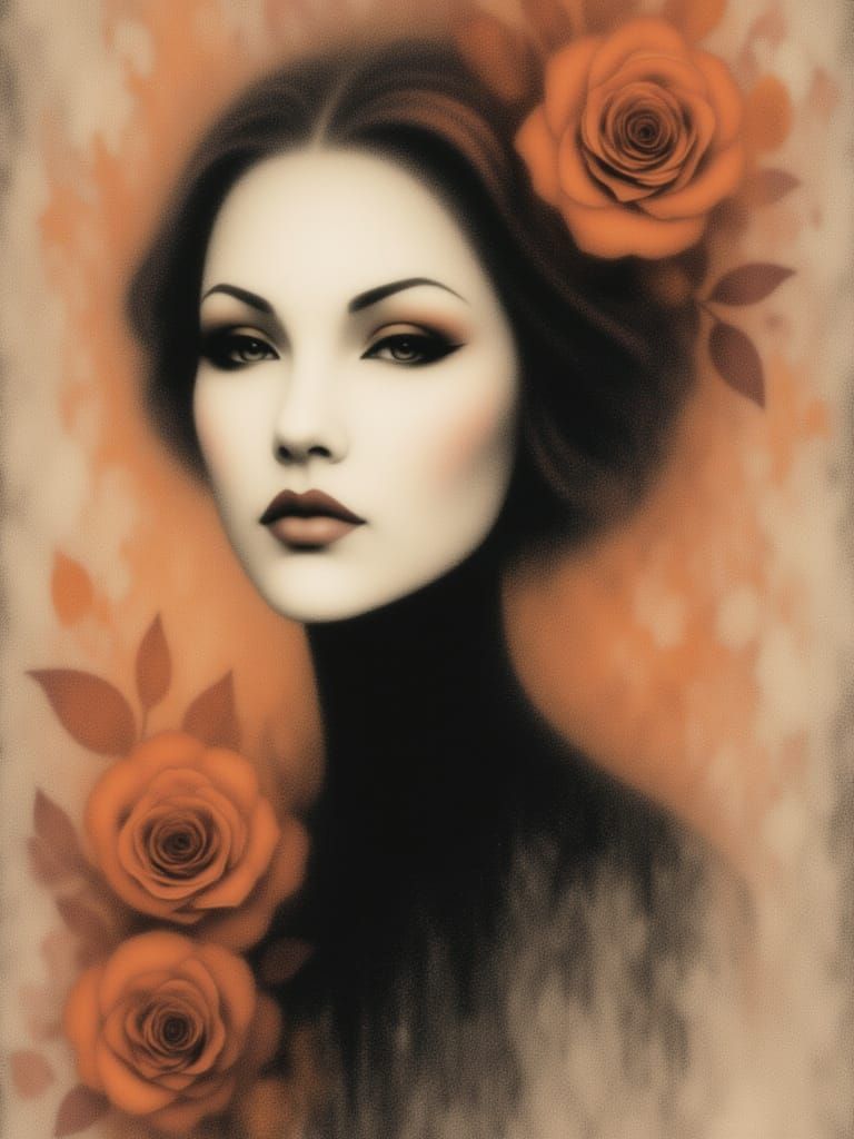 Orange roses