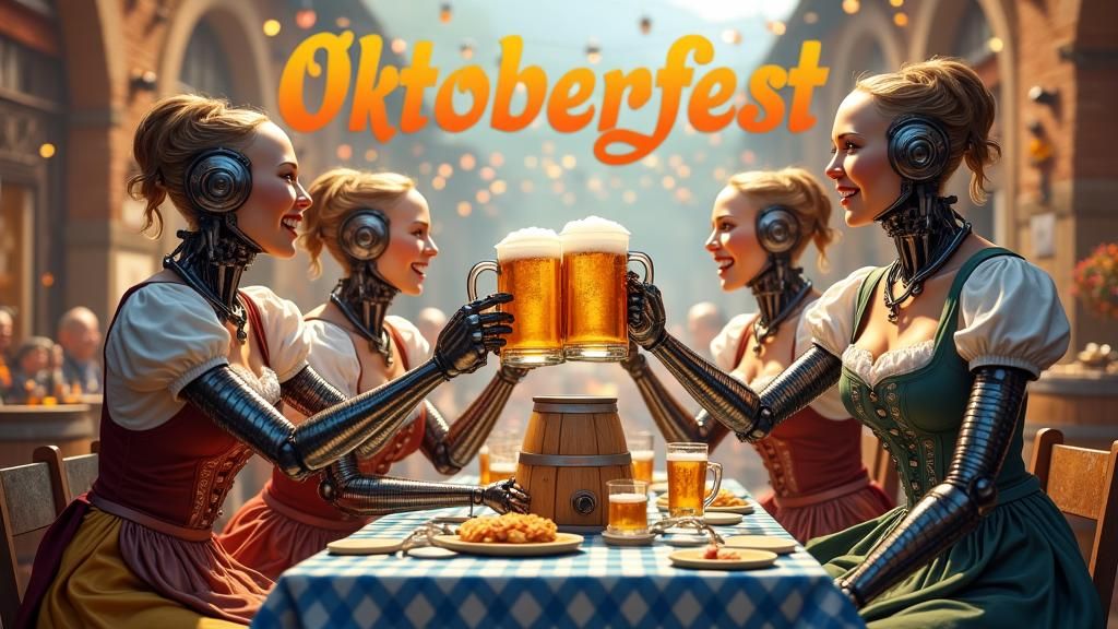 Cyborg Oktoberfest party