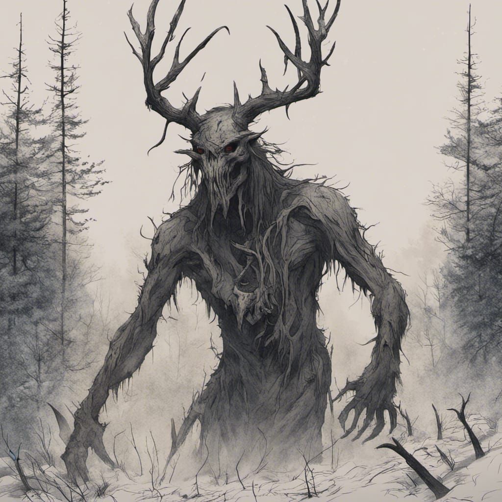 Wendigo - AI Generated Artwork - NightCafe Creator