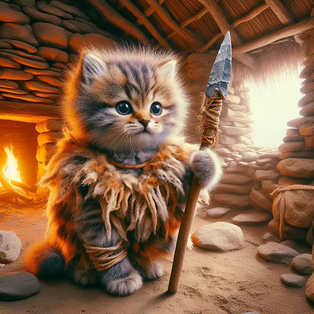 Stone Age Kitten