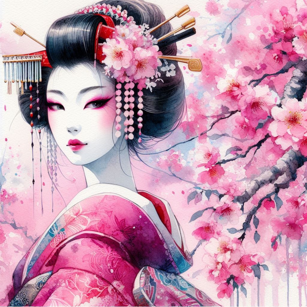 Geisha & Sakura
