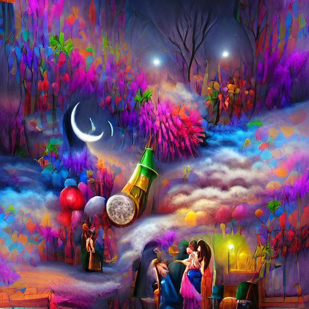 New Years Eve Celebrations - AI Generated Artwork - NightCafe Creator