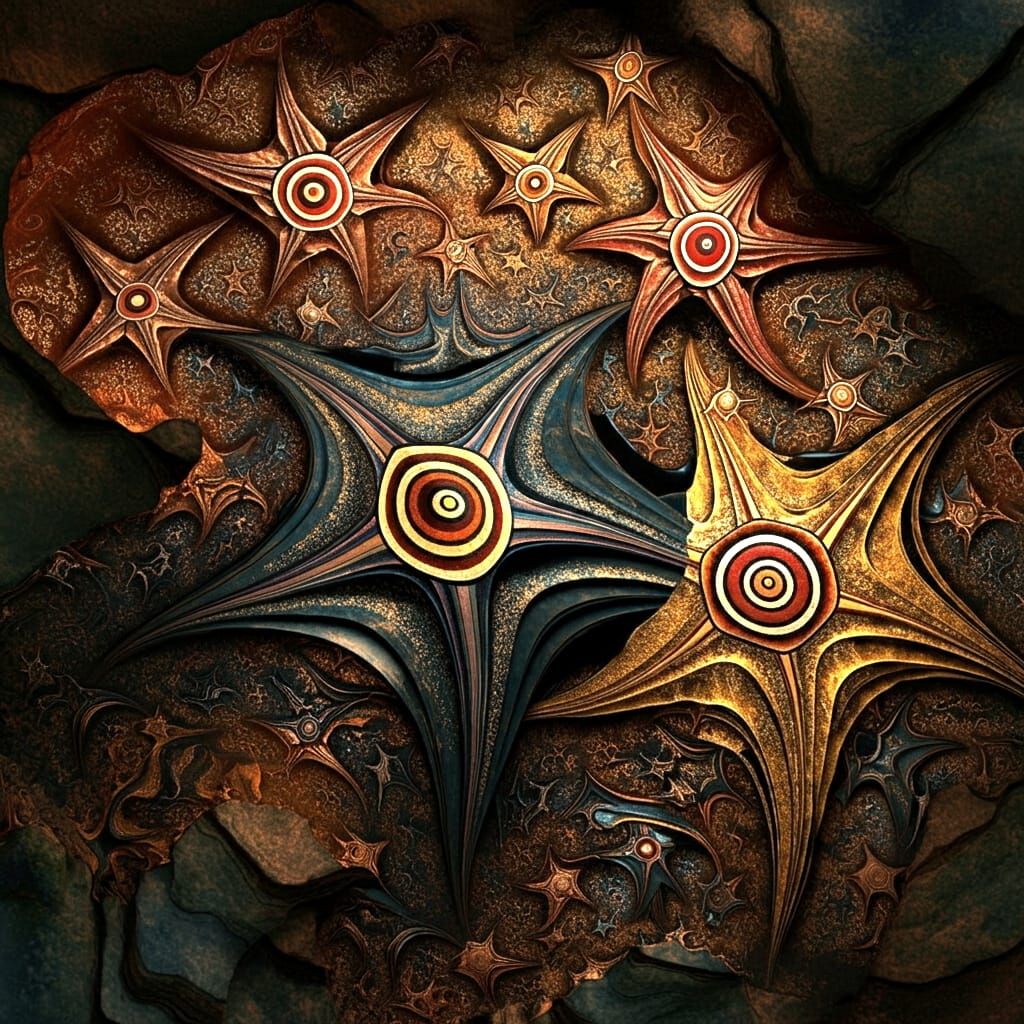 Cosmic Rock Painting