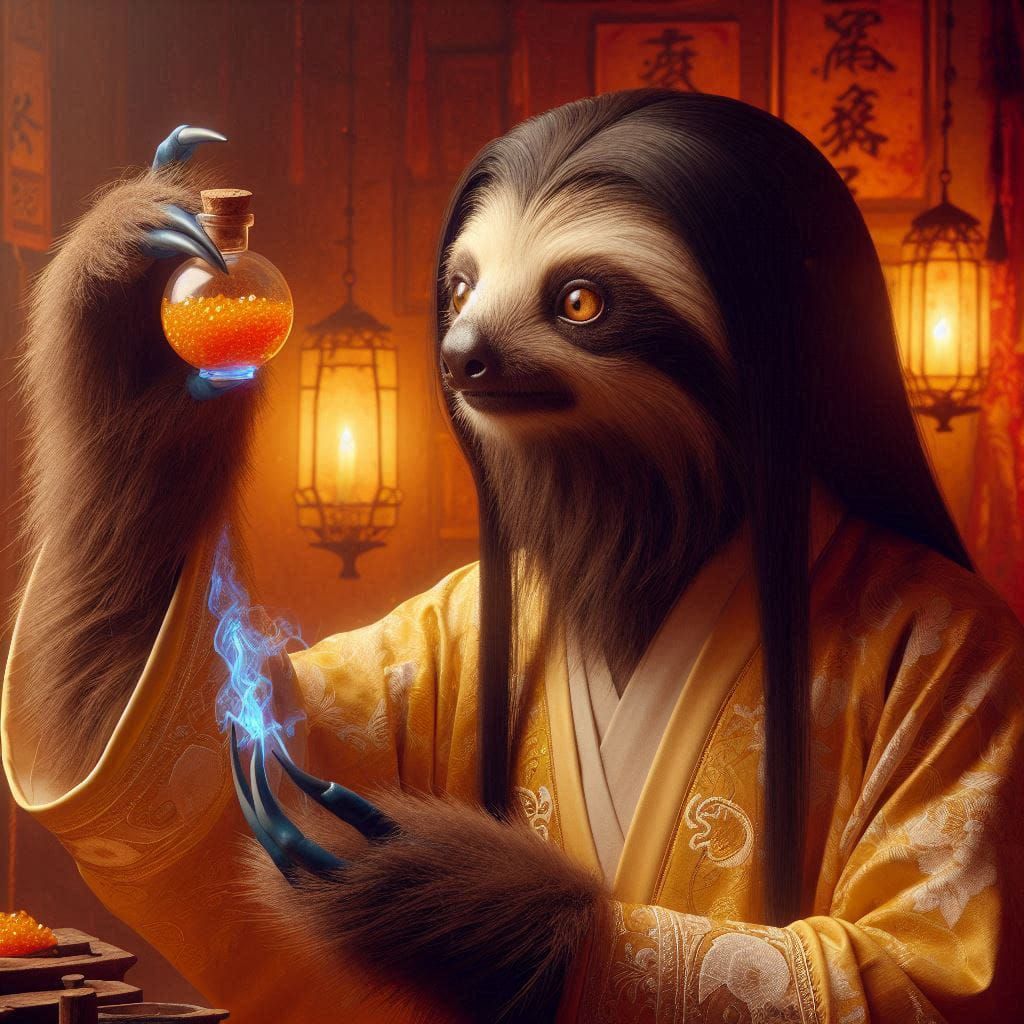 Dzousloth Yen, Chinese wizard alchemist, from “Harry Potter”