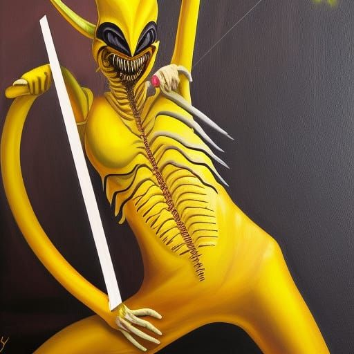 Yellow Zorro Xenial Xylophone Yoga Zen Xenomorph