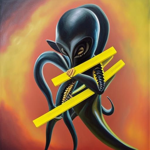 Yellow Zorro Xenial Xylophone Yoga Zen Xenomorph