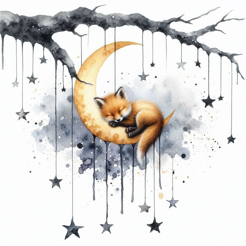Sleeping moon