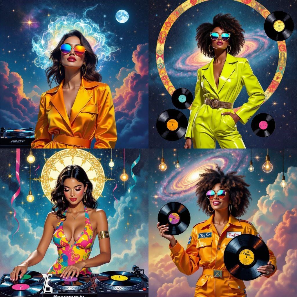 Cosmic House Diva on Vintage Vinyl Cover