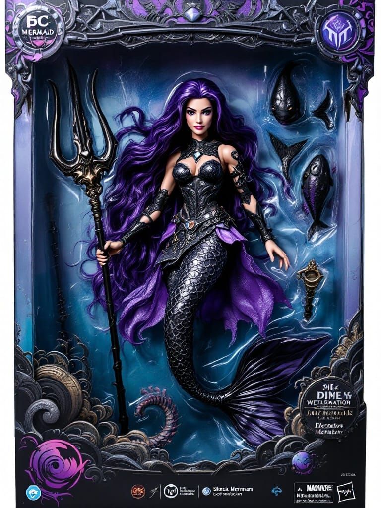 Mermaid warrior  by @Ylona