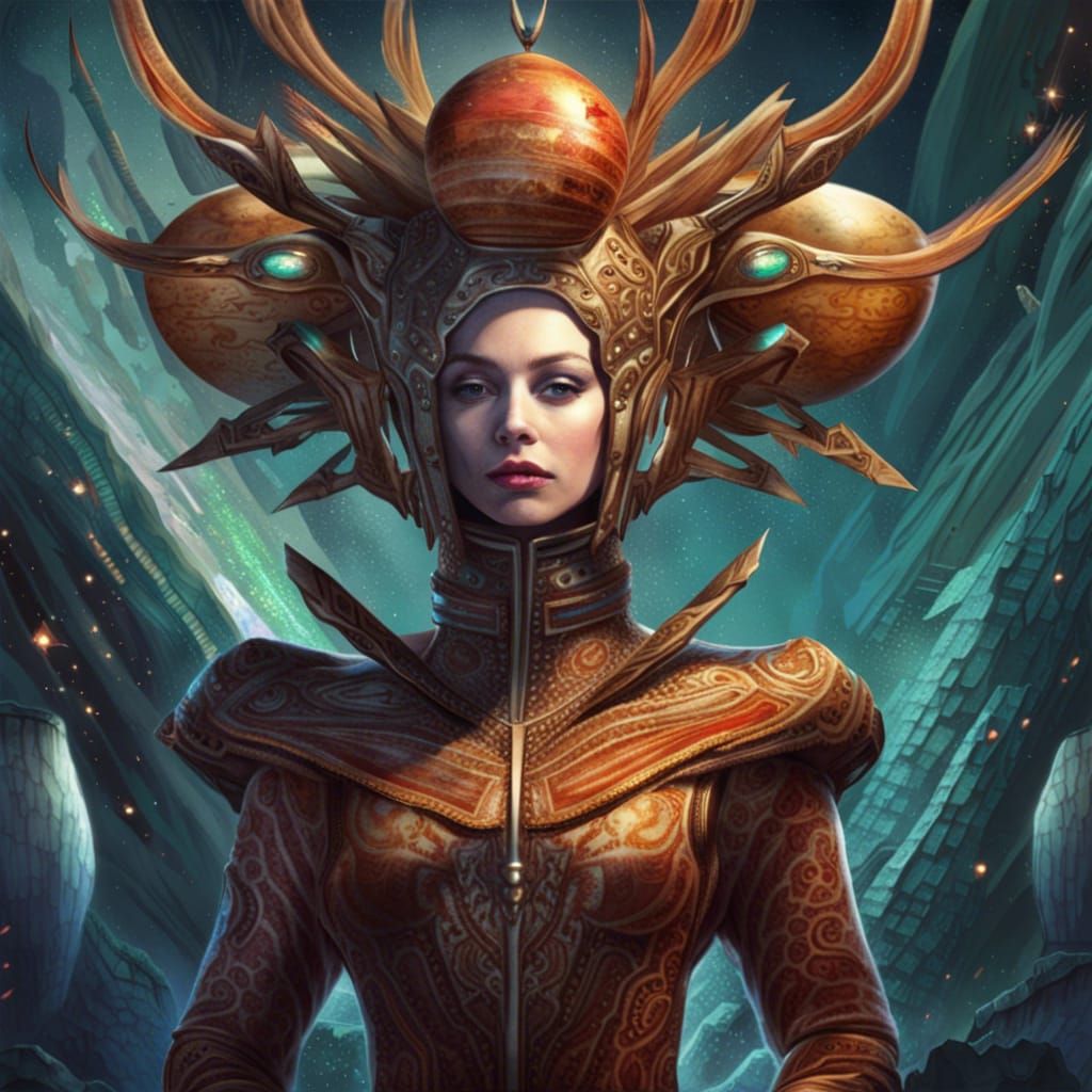 The queen of another planet - AI Generated Artwork - NightCafe Creator