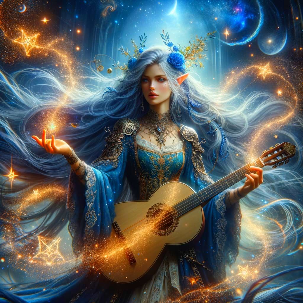 Magical Bard  by @Sileas