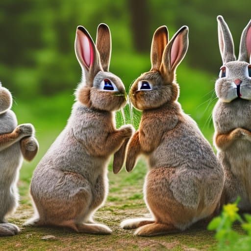 Two bunnies