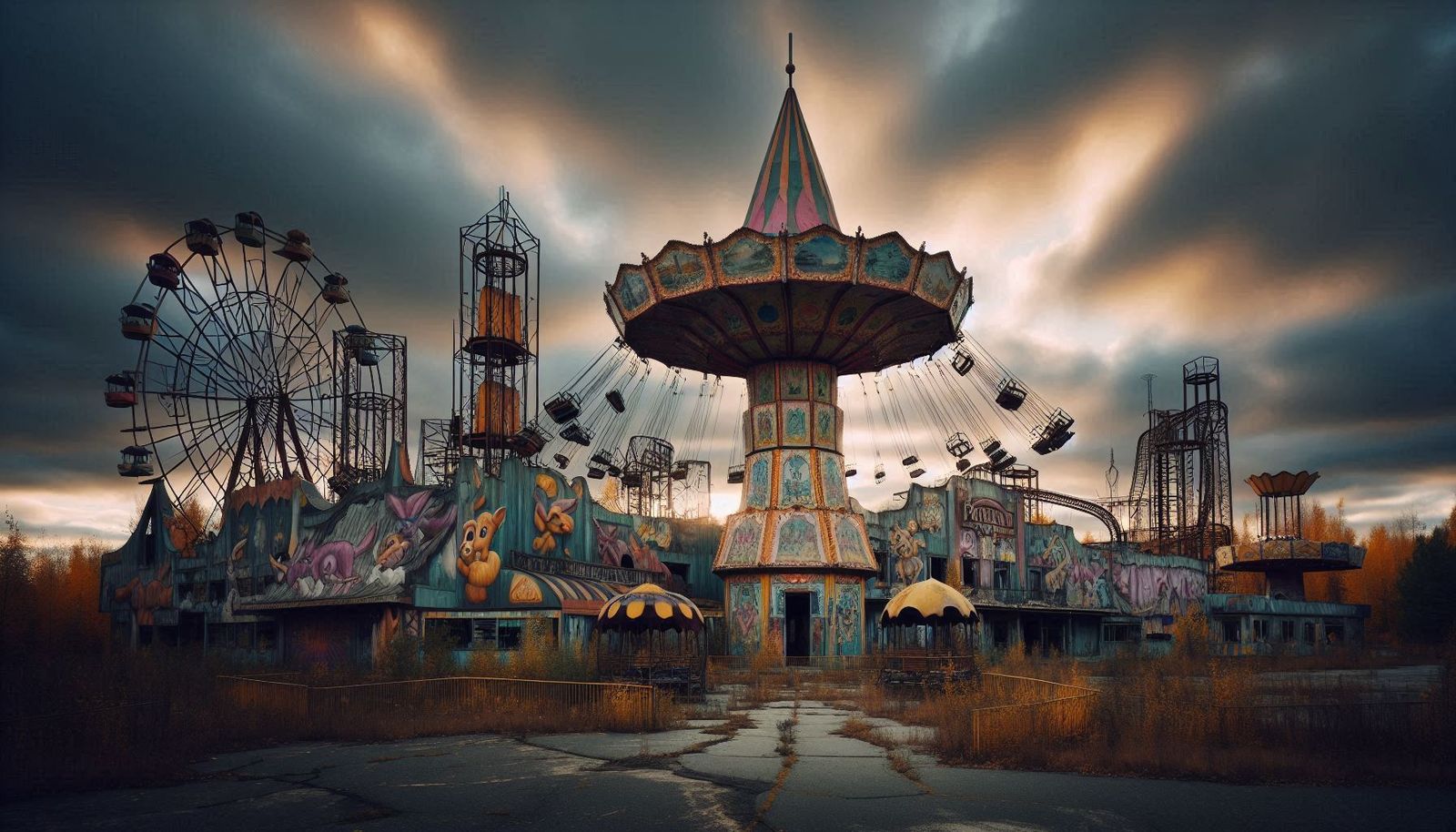 Abandoned amusement park