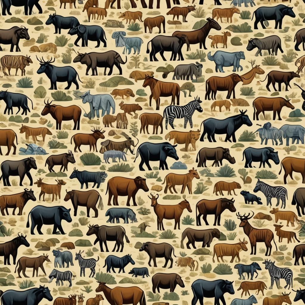 animals   are declining in population Climate  change,floods...