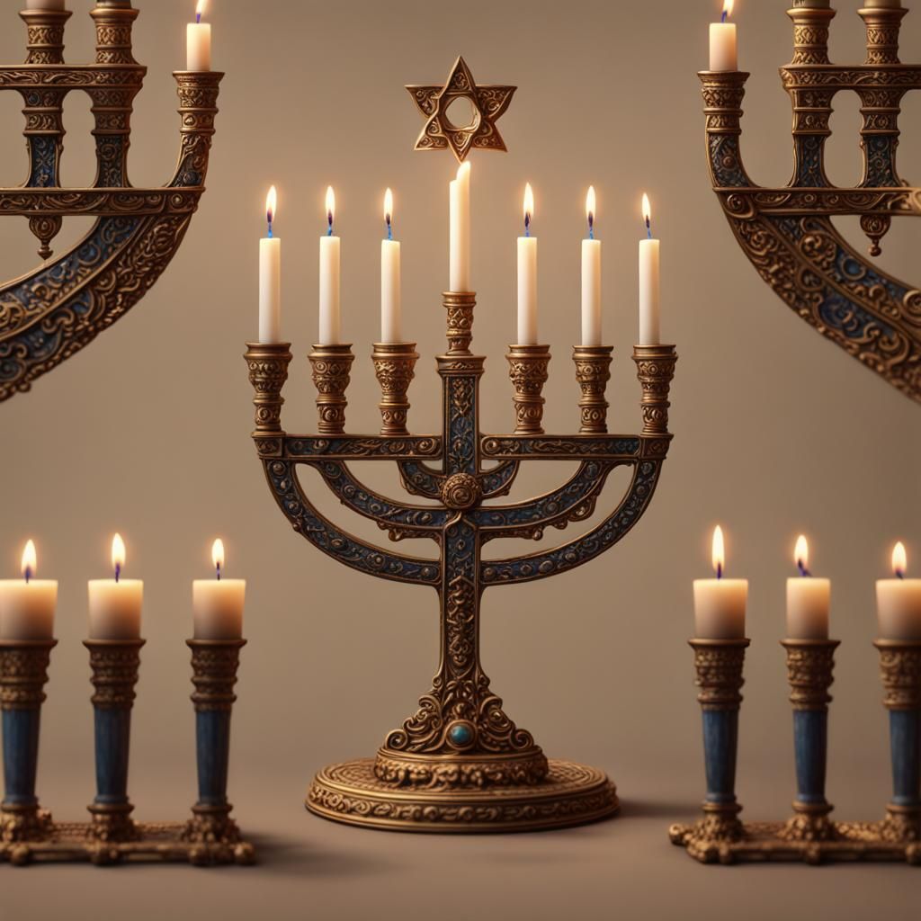 Hanukkah! AI Generated Artwork NightCafe Creator