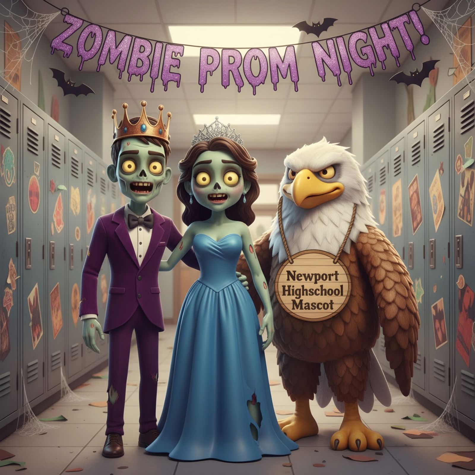 King and Queen of the Zombie Prom Night