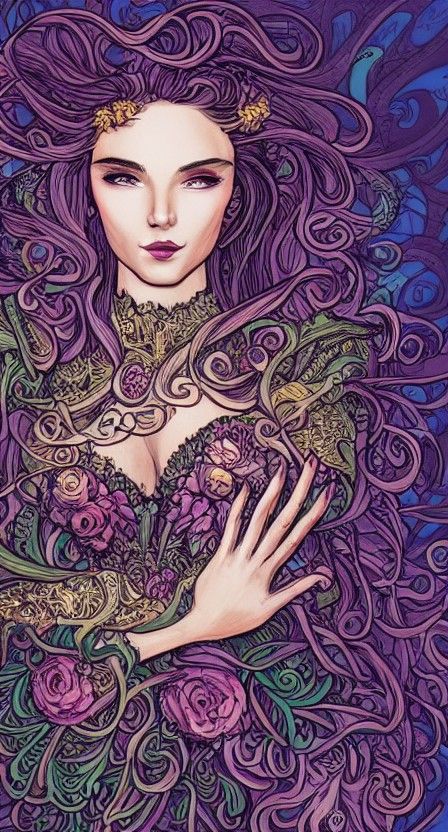 Girl of flowers 2
