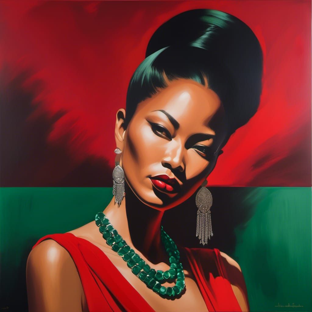 modern acrylic painting