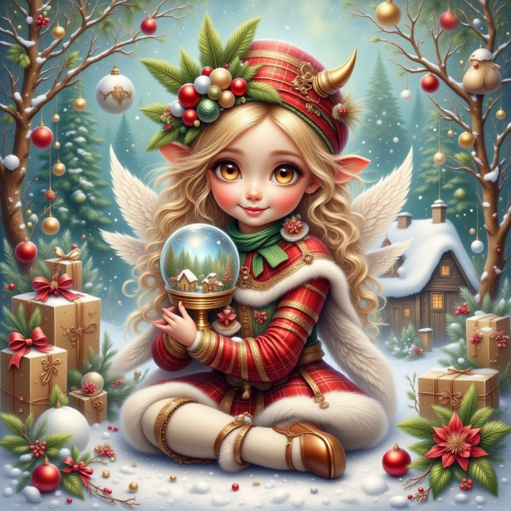 <lora:Vintage Steam:1.0> <lora:Christmas Empaste:1.0> <lora:FiosFantasyGlow:1.0> Bing

Christmas  sweet little girl toddler , hazel eyes, we...