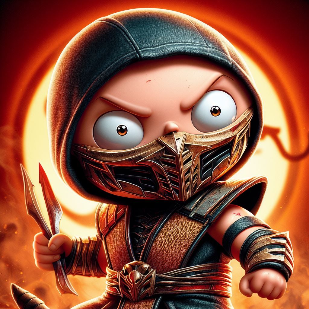 Stewie Griffin as Scorpion