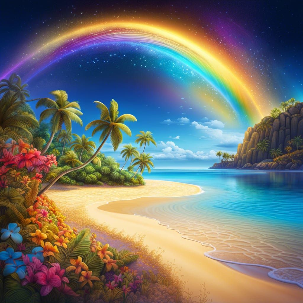 Tropical paradise  by @Fungidelight