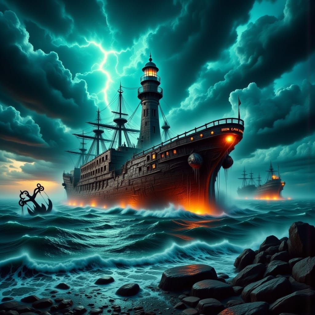 Ships Of The Damned 🚢⚓🚨🏝🌃🌩☢☣