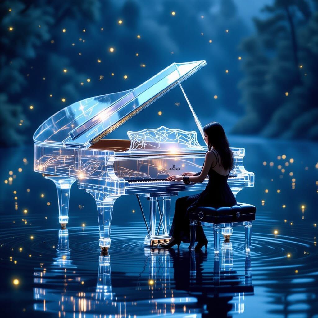 Summer night music  by @Lyguo