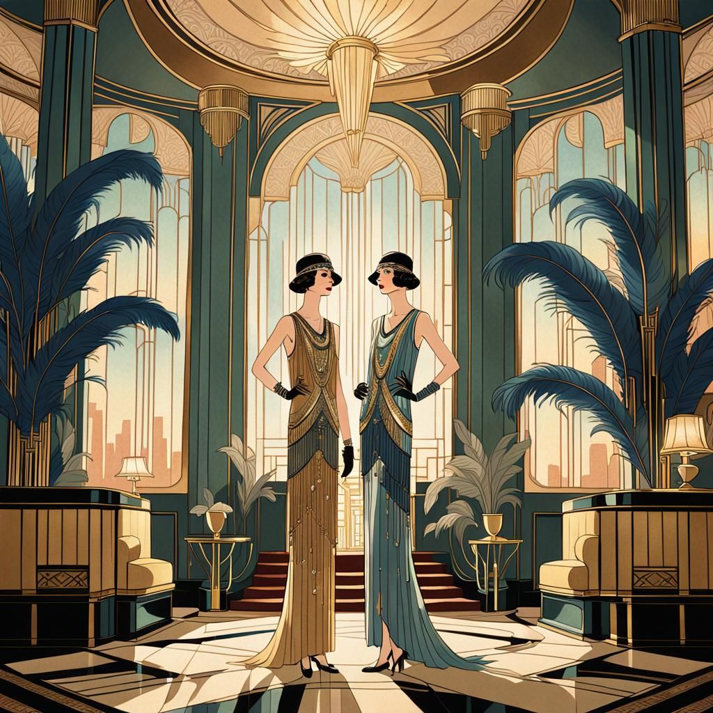 Glamorous art deco  by @Galina Bolshakova