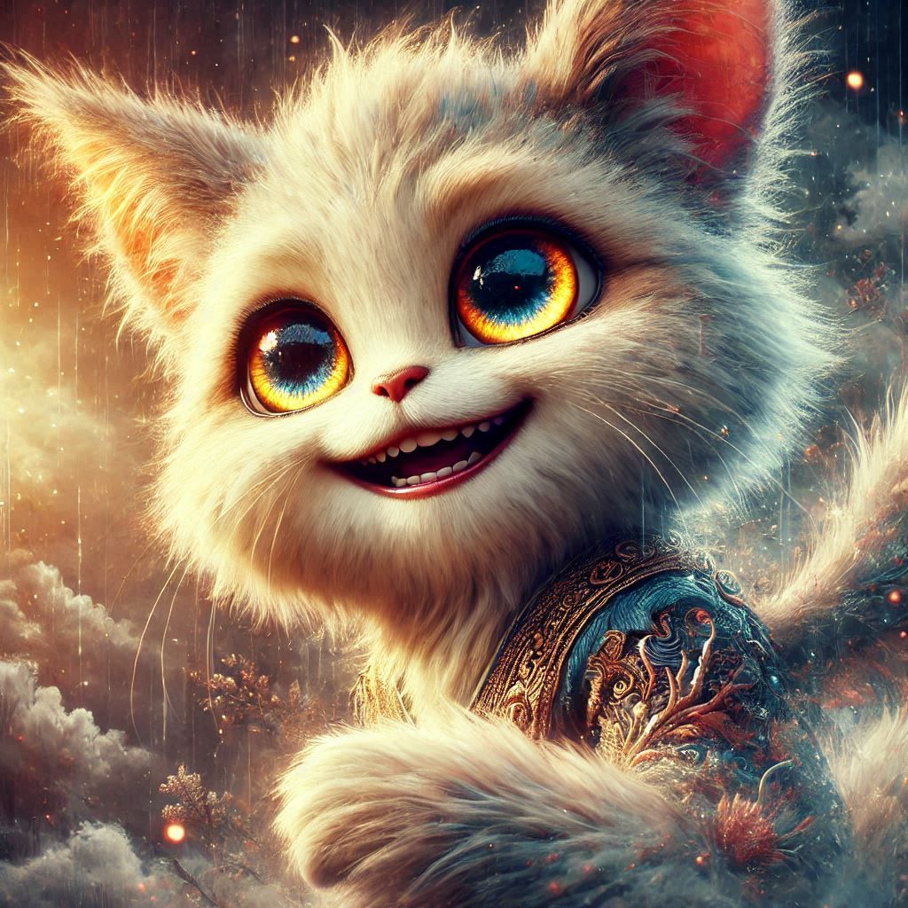 adorable fairy-tale fantasy creature portrait..