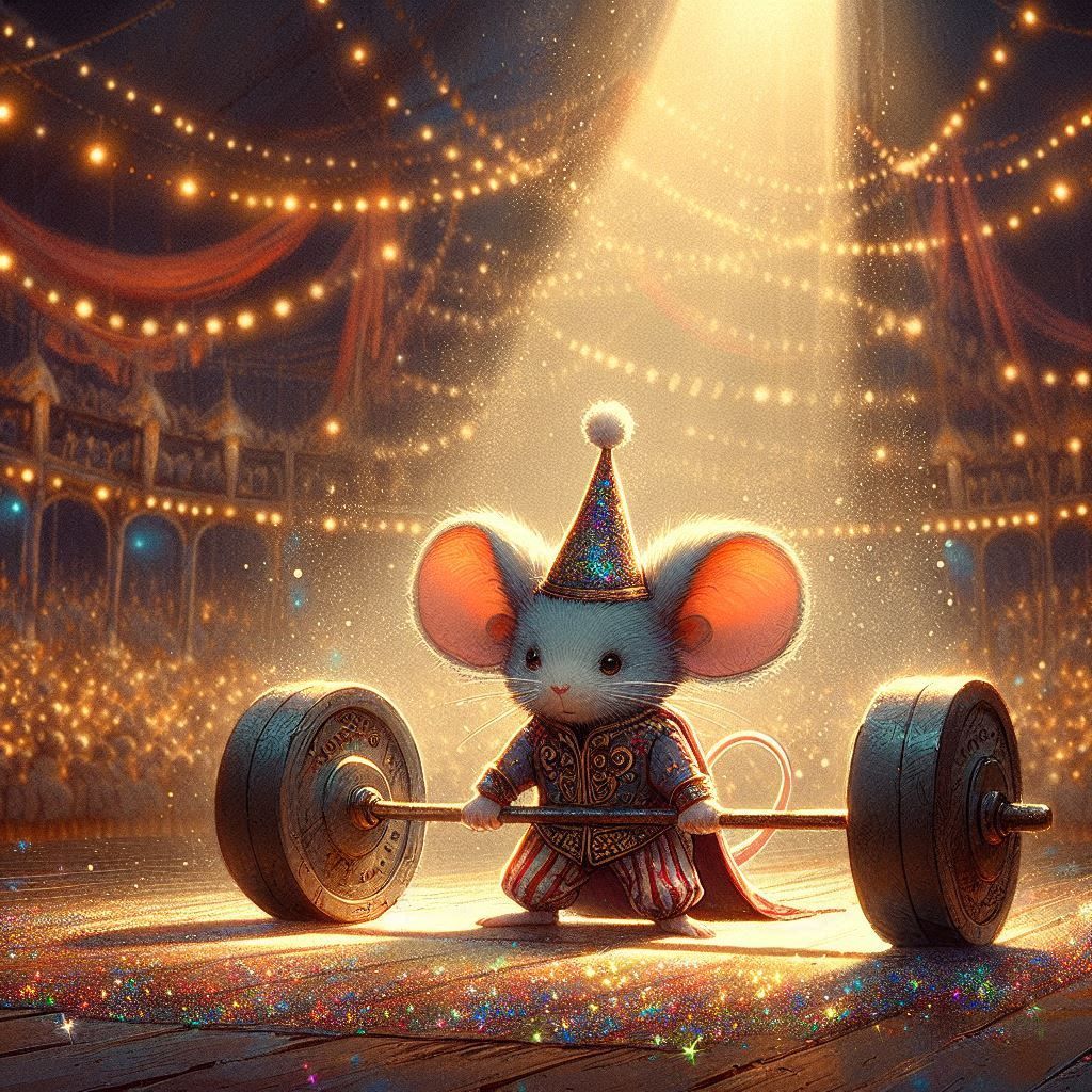 And now, world's strongest mouse!