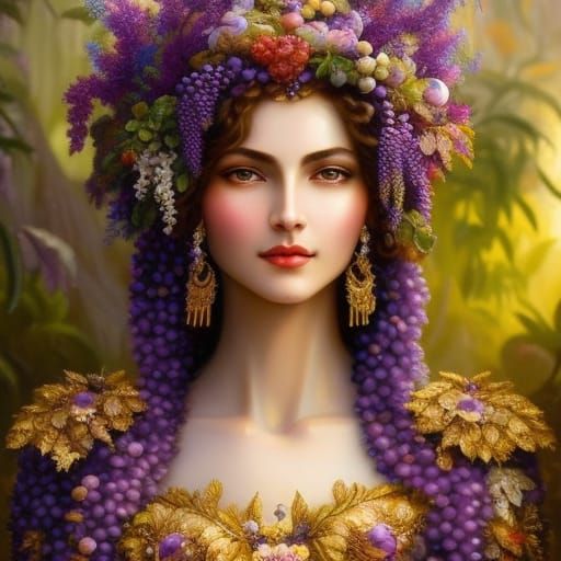 grape goddess  by @Nemo