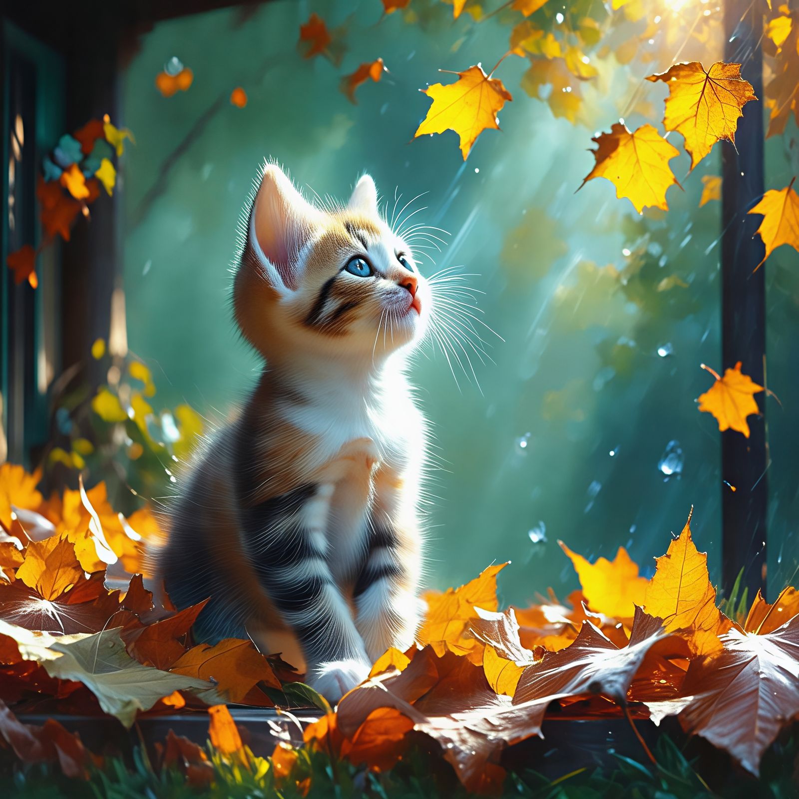 Fun with SD3.5 - Seasons!