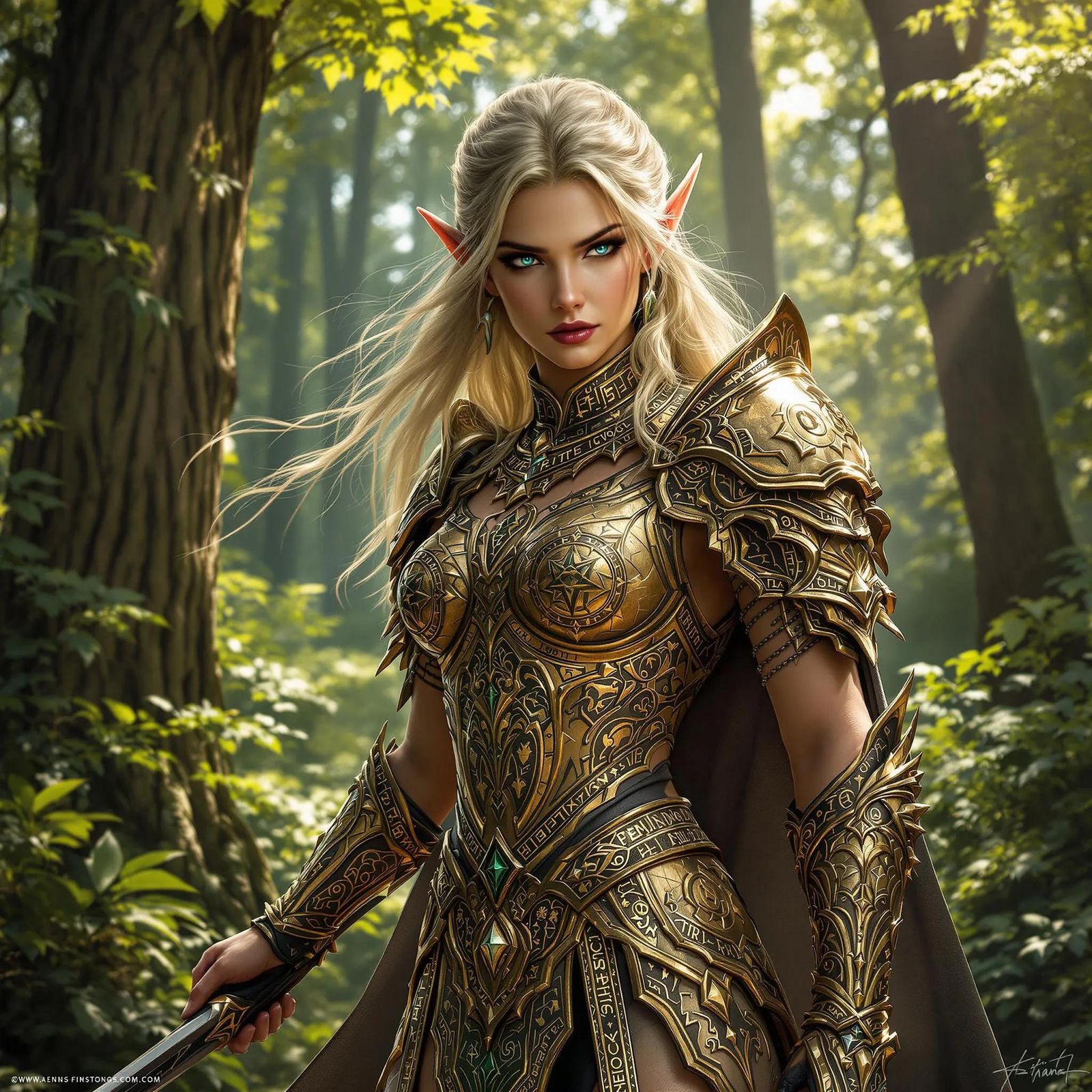 Female Elf warrior