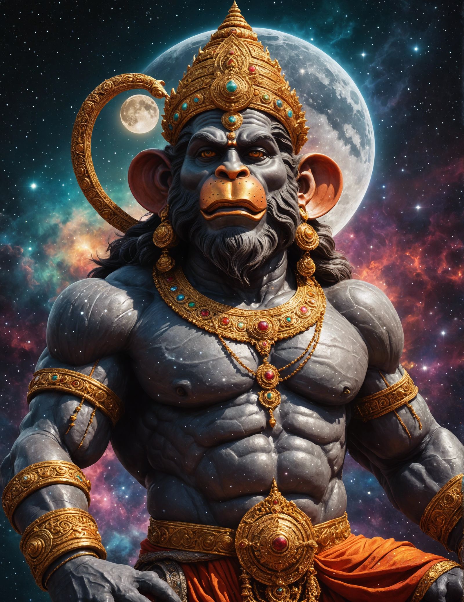 Hip Hanuman … - AI Generated Artwork - NightCafe Creator