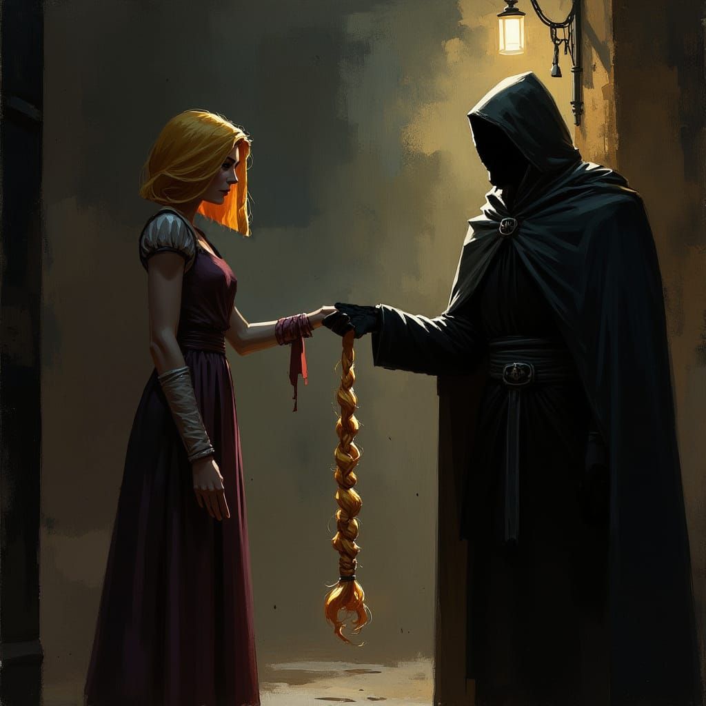 I was expecting a bribe, but a braid is also fine...