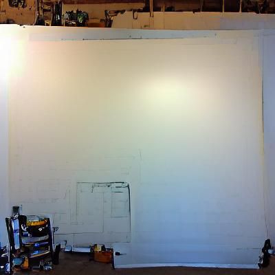 Totally blank canvas with nothing on it