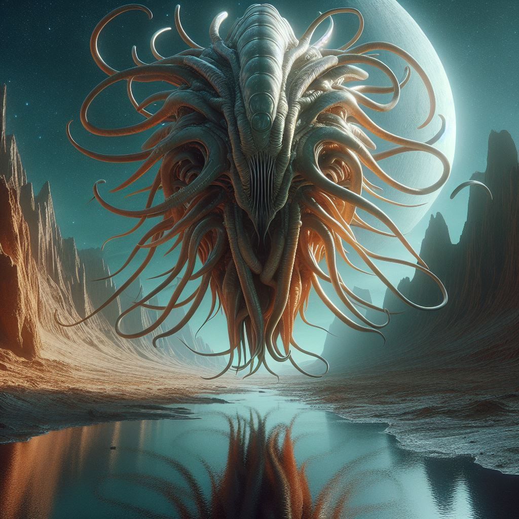 Evil Alien parasite 2