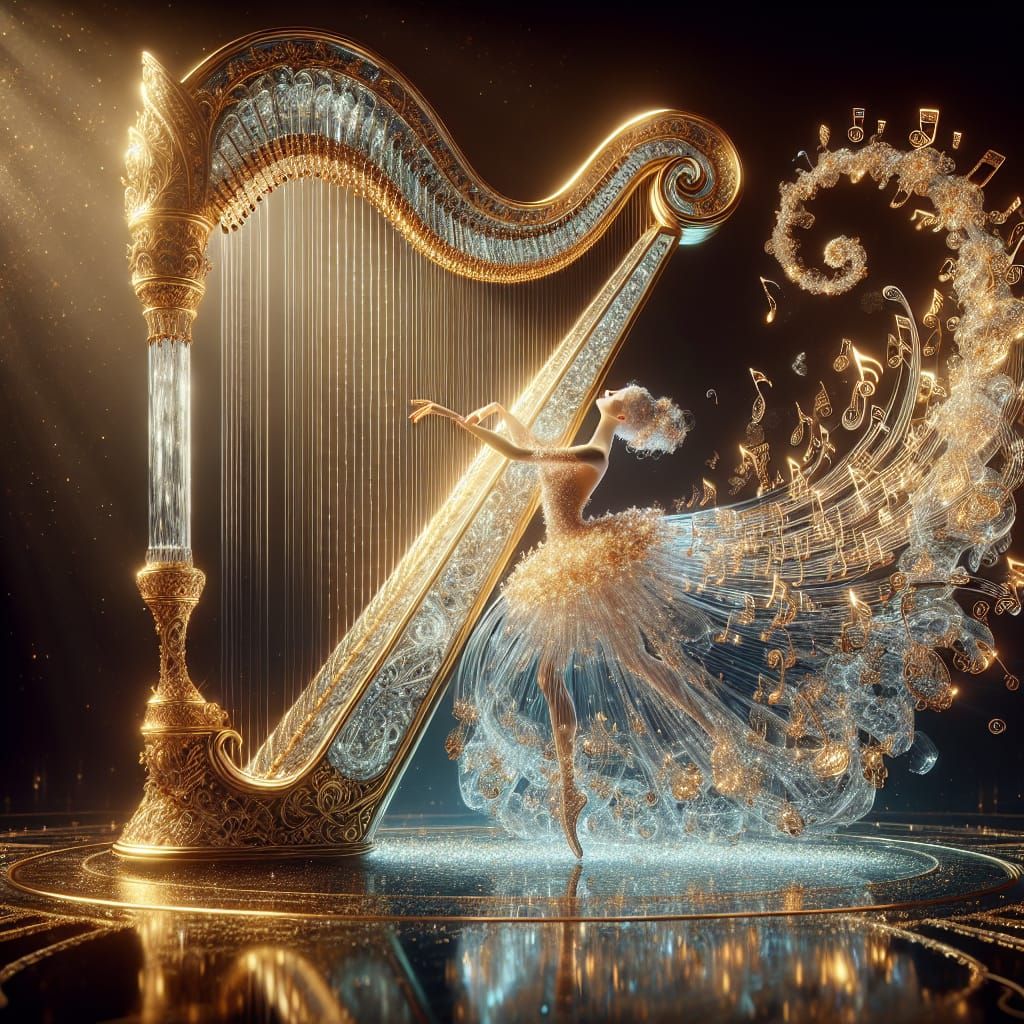 Harp and Ballerina  by @Kiwi99