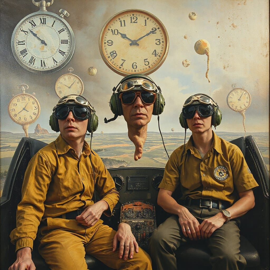 Mentally Ill people getting on the plane as the pilots.  by @undefined