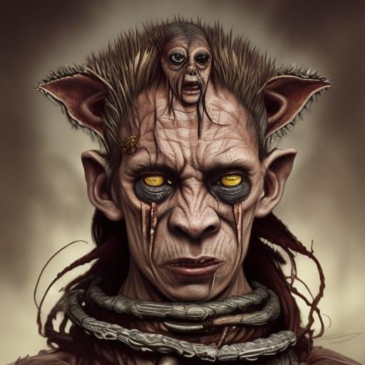 Goblin Shaman  by @RKDM